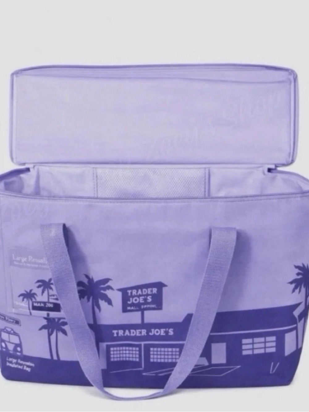 ✨Lavender Large Tote Cooler Bag
